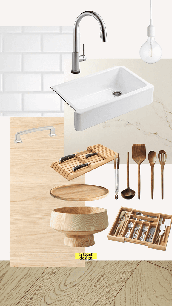 aitecch_design|virtual interior designer - scandinavian kitchen design mooadboard